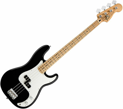 Elektrische basgitaar Fender Standard Precision Bass MN Black - 1