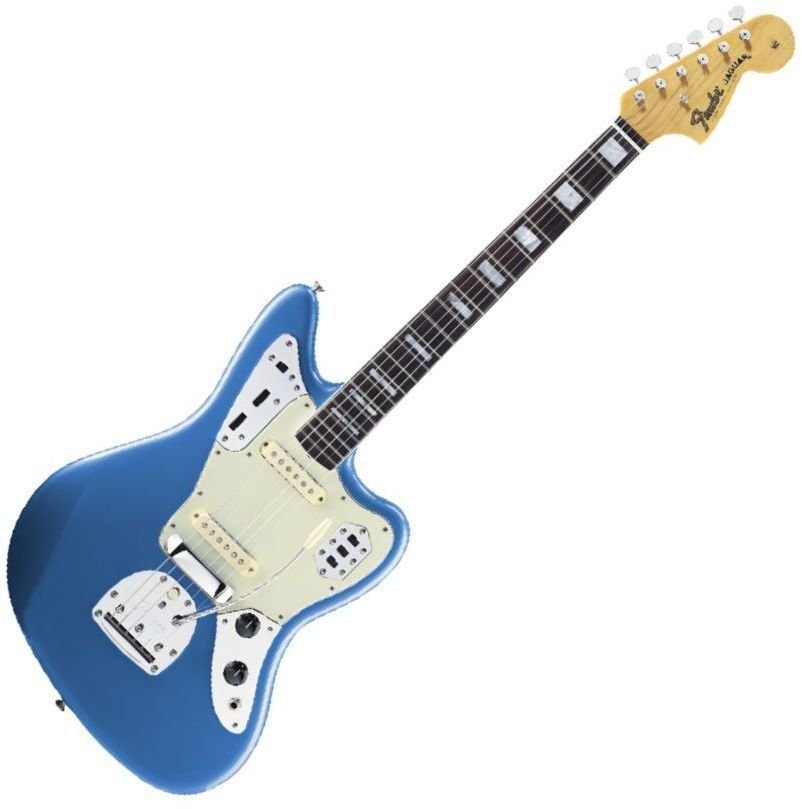 ギター Fender USA 50th anniversary jaguar Fender 50th Anniversary Jaguar RW Lake Placid Blue - Muziker