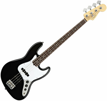 4-string Bassguitar Fender American Standard Jazz Bass RW Black - 1