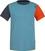 Μπλούζα Outdoor Rafiki Granite T-Shirt Short Sleeve Brittany Blue/Ink/Clay XL Κοντομάνικη μπλούζα