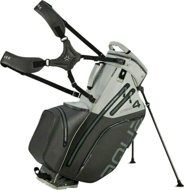 Golftaske Big Max Aqua Hybrid 4 Grey/Black Golftaske