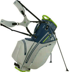 Torba za golf sa stalkom Big Max Aqua Hybrid 4 Torba za golf sa stalkom Navy/Grey/Lime