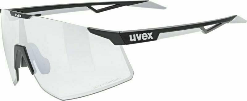 Cykelglasögon UVEX Pace Perform V Black Mat/Variomatic Litemirror Silver Cykelglasögon