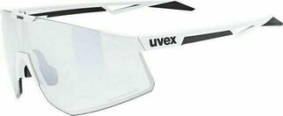 Okulary rowerowe UVEX Pace Perform V White Mat/Variomatic Litemirror Silver Okulary rowerowe