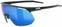 Cycling Glasses UVEX Pace One Black Mat/Mirror Blue Cycling Glasses