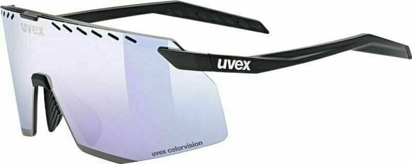 Cycling Glasses UVEX Pace Stage CV Black Mat/Mirror Pink Cycling Glasses - 1