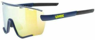 Okulary rowerowe UVEX Sportstyle 236 Small Set Blue Mat/Mirror Yellow Clear Okulary rowerowe
