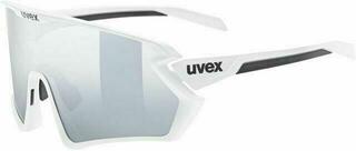 Cycling Glasses UVEX Sportstyle 231 2.0 Set White/Black Mat/Mirror Silver Clear Cycling Glasses