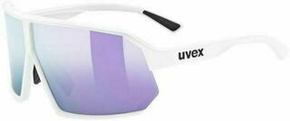Sport Glasses UVEX Sportstyle 237 White Mat/Mirror Lavender Sport Glasses
