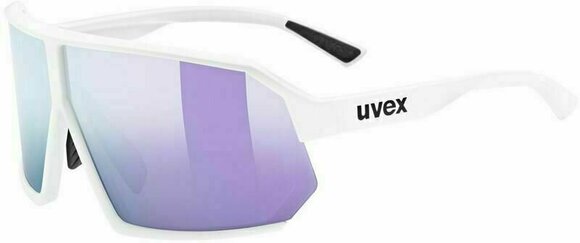 Cycling Glasses UVEX Sportstyle 237 White Mat/Mirror Lavender Cycling Glasses - 1