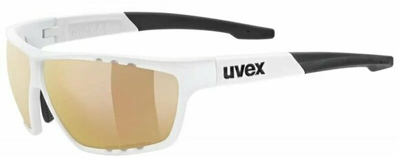 Cycling Glasses UVEX Sportstyle 238 Black Mat/Mirror Silver Cycling Glasses - 1