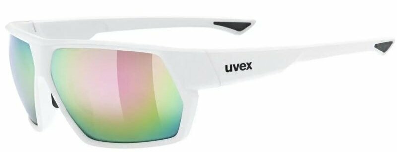 Cycling Glasses UVEX Sportstyle 238 White Mat/Mirror Pink Cycling Glasses