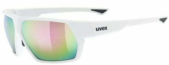 Cycling Glasses UVEX Sportstyle 238 White Mat/Mirror Pink Cycling Glasses - 1