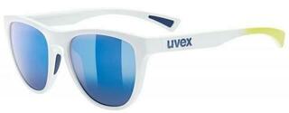 Okulary rowerowe UVEX ESNLT Spirit White Mat/Mirror Blue Okulary rowerowe