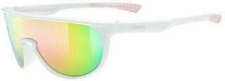 Kolesarska očala UVEX Sportstyle 515 White Mat/Mirror Pink Kolesarska očala