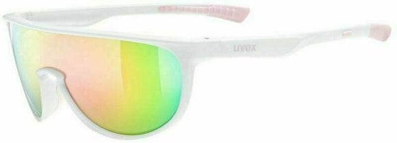 Cycling Glasses UVEX Sportstyle 515 White Mat/Mirror Pink Cycling Glasses - 1