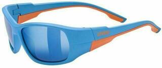 Okulary rowerowe UVEX Sportstyle 514 Blue Mat/Mirror Blue Okulary rowerowe