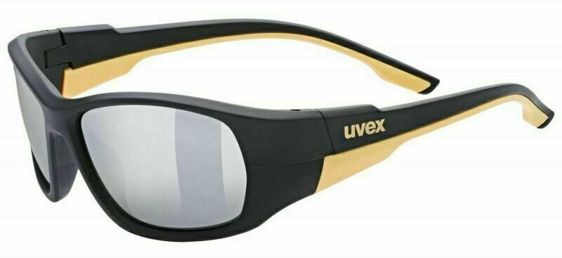 Cycling Glasses UVEX Sportstyle 514 Black Mat/Mirror Silver Cycling Glasses
