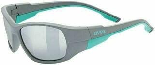 Okulary rowerowe UVEX Sportstyle 514 Grey Mat/Mirror Silver Okulary rowerowe