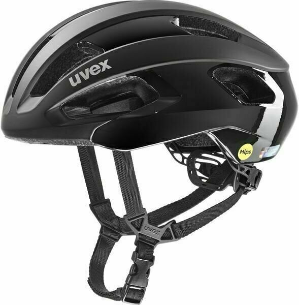 Cykelhjälm UVEX Rise Pro Mips Black Matt 56-59 Cykelhjälm