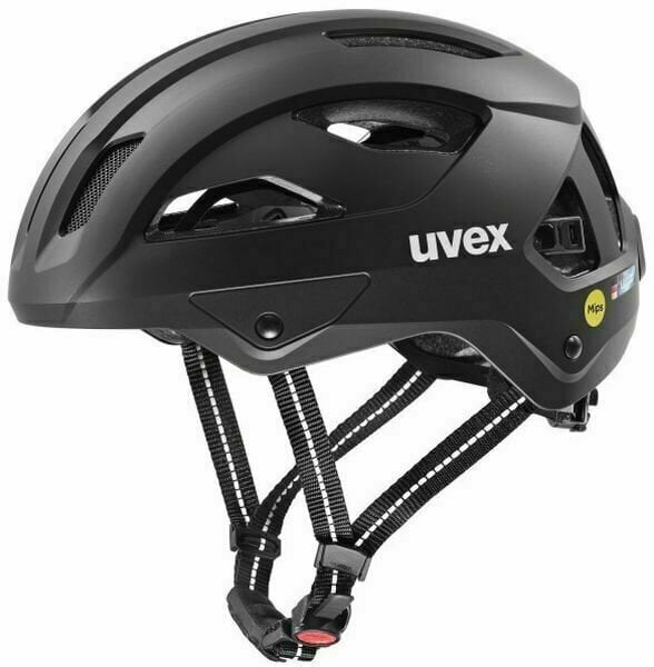 Bike Helmet UVEX City Stride Mips Hiplok Black Matt 53-56 Bike Helmet