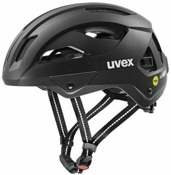 Bike Helmet UVEX City Stride Mips Hiplok Black Matt 53-56 Bike Helmet - 1
