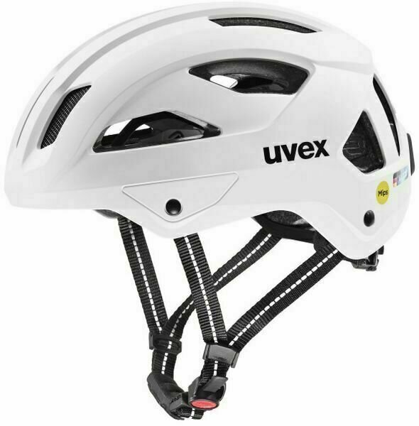 Capacete de bicicleta UVEX City Stride Mips White Matt 53-56 Capacete de bicicleta