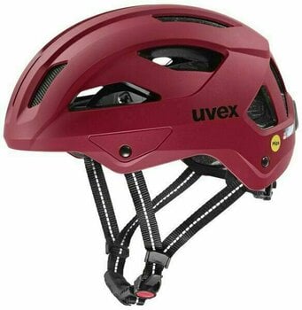 Bike Helmet UVEX City Stride Mips Ruby Red Matt 53-56 Bike Helmet - 1