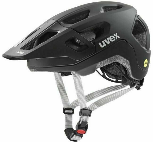 Capacete de bicicleta UVEX React Jr. Mips Black Matt 52-56 Capacete de bicicleta