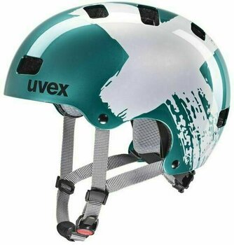 Dětská cyklistická helma UVEX Kid 3 Teal/Silver 55-58 Dětská cyklistická helma - 1