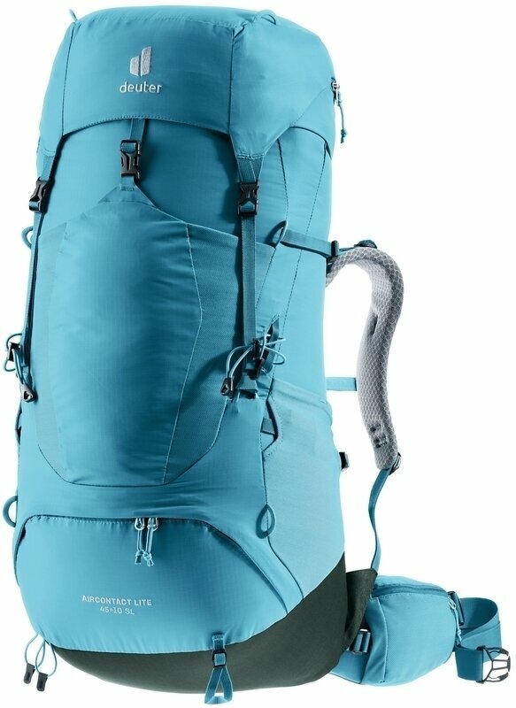 Outdoorrugzak Deuter Aircontact Lite 45+10 SL Lagoon/Ivy Outdoorrugzak