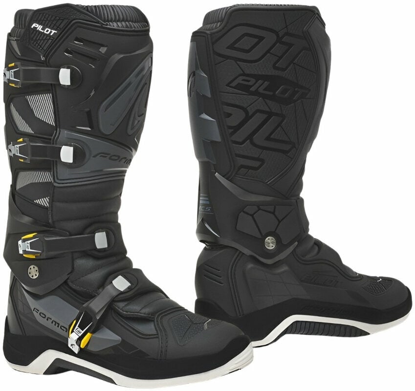 Motorcycle Boots Forma Boots Pilot Black/Anthracite 41 Motorcycle Boots