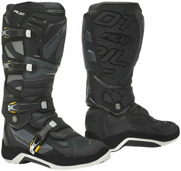 Motorcycle Boots Forma Boots Pilot Black/Anthracite 41 Motorcycle Boots - 1