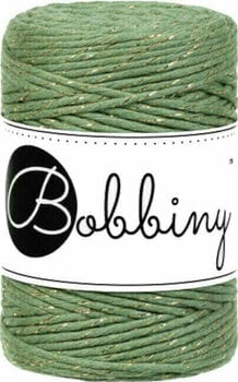 Κορδόνι Bobbiny Macrame Cord 1,5 χλστ. Golden Eucalyptus Green - 1