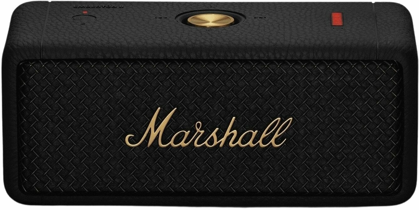 Prenosni zvočnik Marshall EMBERTON II BLACK & BRASS