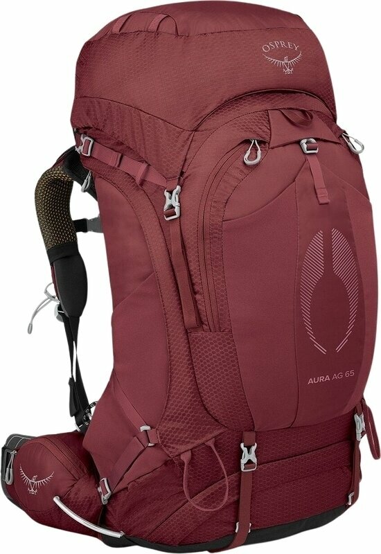 Outdoor Backpack Osprey Aura AG 65 Berry Sorbet Red XS/S Outdoor Backpack