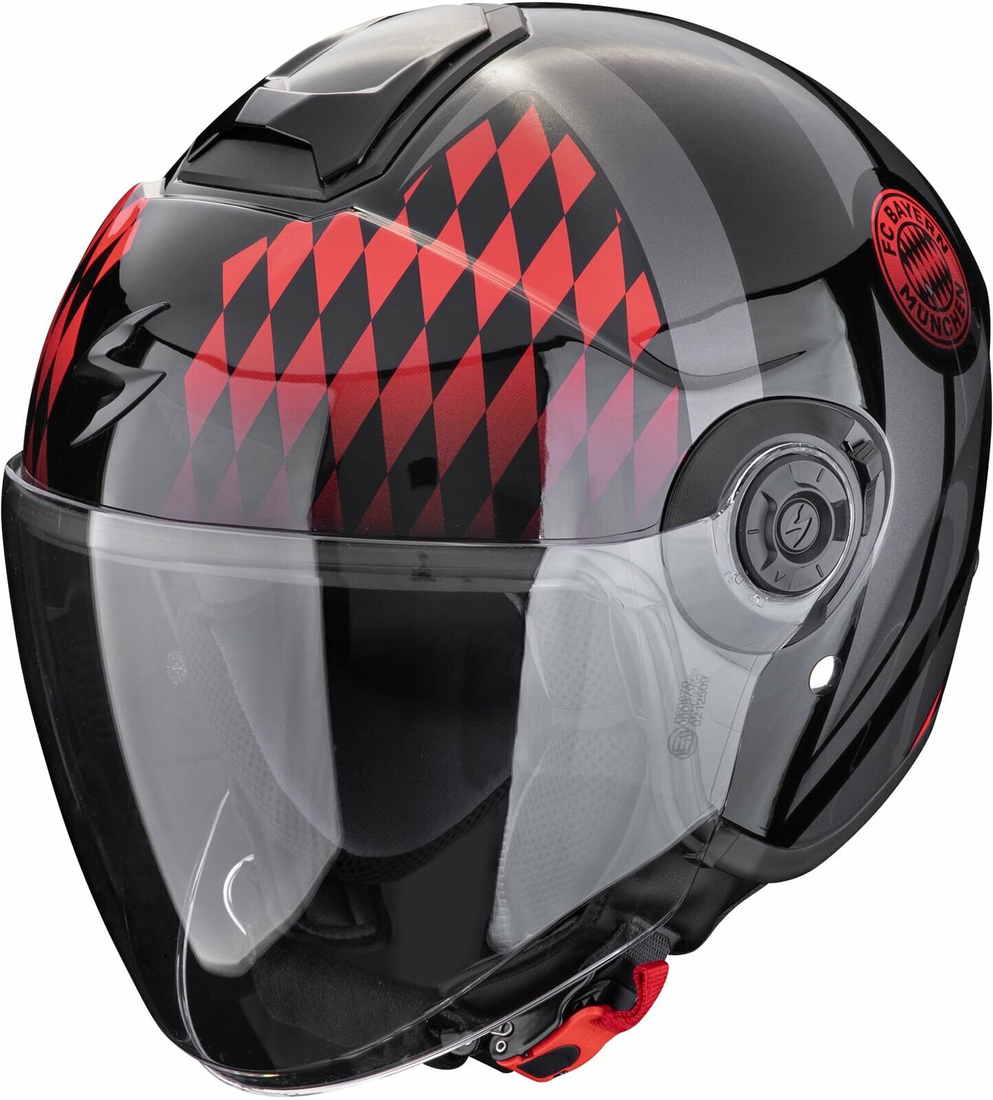Helm Scorpion EXO-CITY II FC BAYERN Black/Red XS Helm