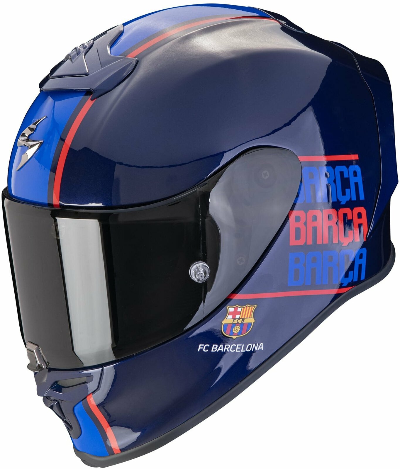 Casca Scorpion EXO-R1 EVO AIR FC BARCELONA Blue S Casca