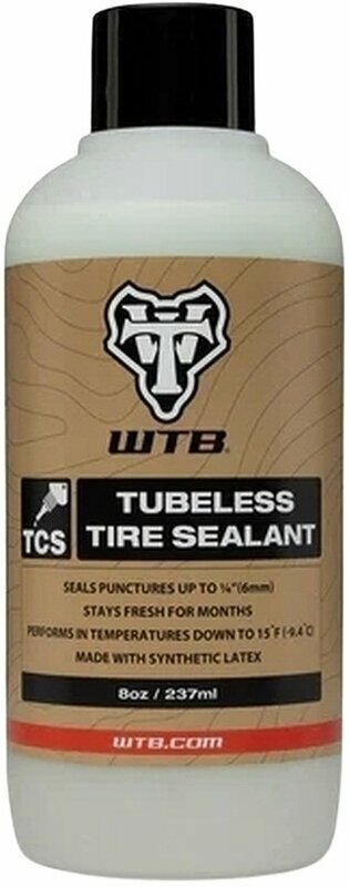 Conjunto de reparação de bicicletas WTB TCS Tubeless Tire Sealant White 236 ml