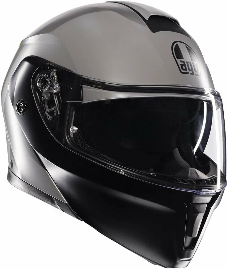 Helmet AGV Streetmodular Matt Grey/Black/Yel Fluo L Helmet