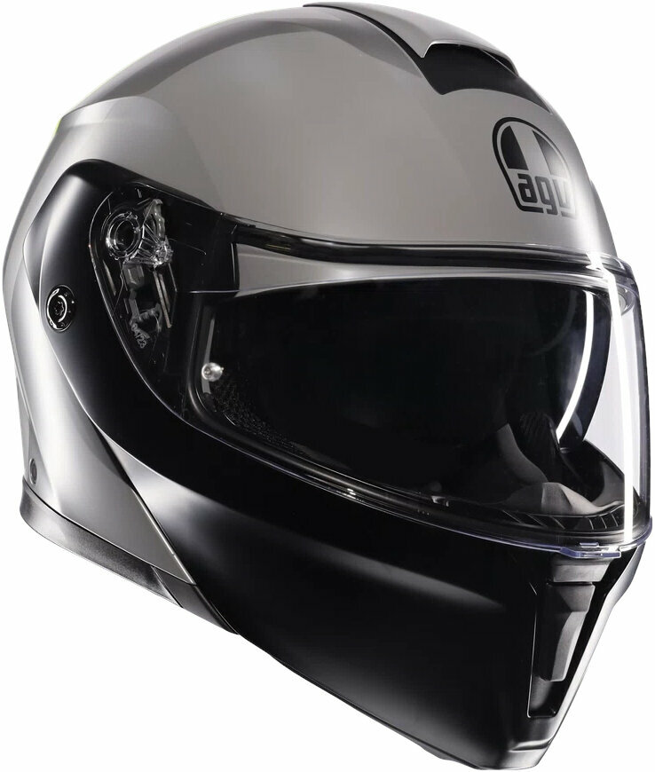 Helmet AGV Streetmodular Matt Grey/Black/Yel Fluo M Helmet