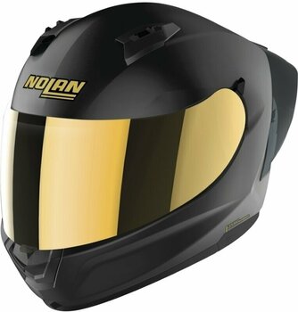 Helm Nolan N60-6 Sport Gold Edition Flat Black Gold M Helm - 1