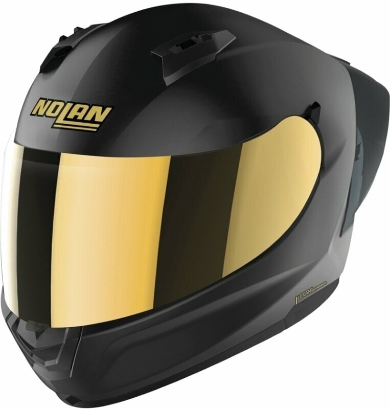 Helm Nolan N60-6 Sport Gold Edition Flat Black Gold XL Helm