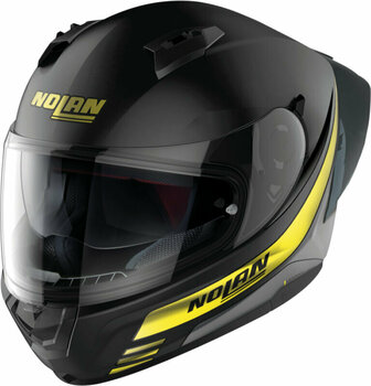 Helm Nolan N60-6 Sport Outset Flat Black Yellow XXS Helm - 1