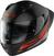 Kask Nolan N60-6 Sport Outset Flat Black Red XS Kask