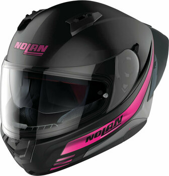 Helm Nolan N60-6 Sport Outset Flat Black Fushia XXS Helm - 1