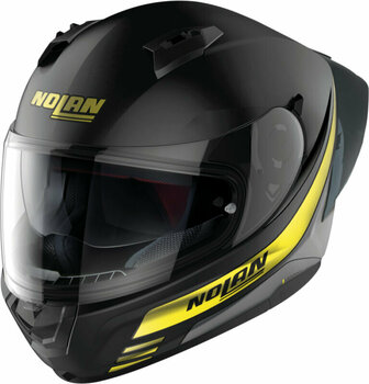 Helm Nolan N60-6 Sport Outset Flat Black Yellow S Helm - 1