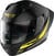 Helm Nolan N60-6 Sport Outset Flat Black Yellow M Helm