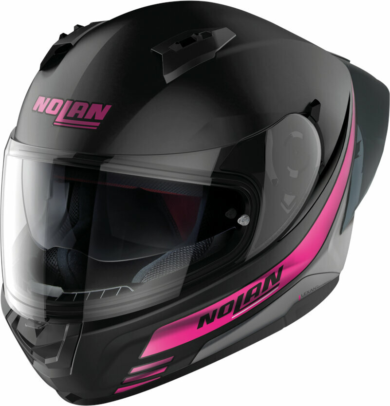 Helmet Nolan N60-6 Sport Outset Flat Black Fushia M Helmet