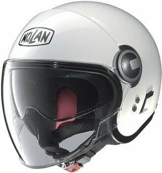 Helm Nolan N21 Visor Classis Metal White M Helm - 1